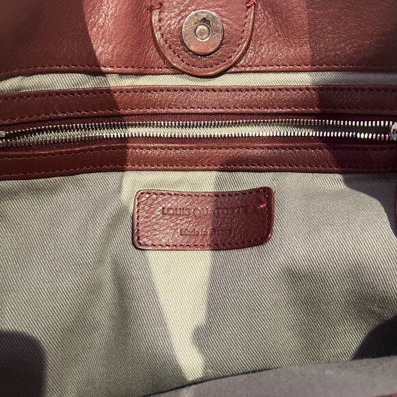 Louis Quatorze leather messenger bag - Picture 3 of 5